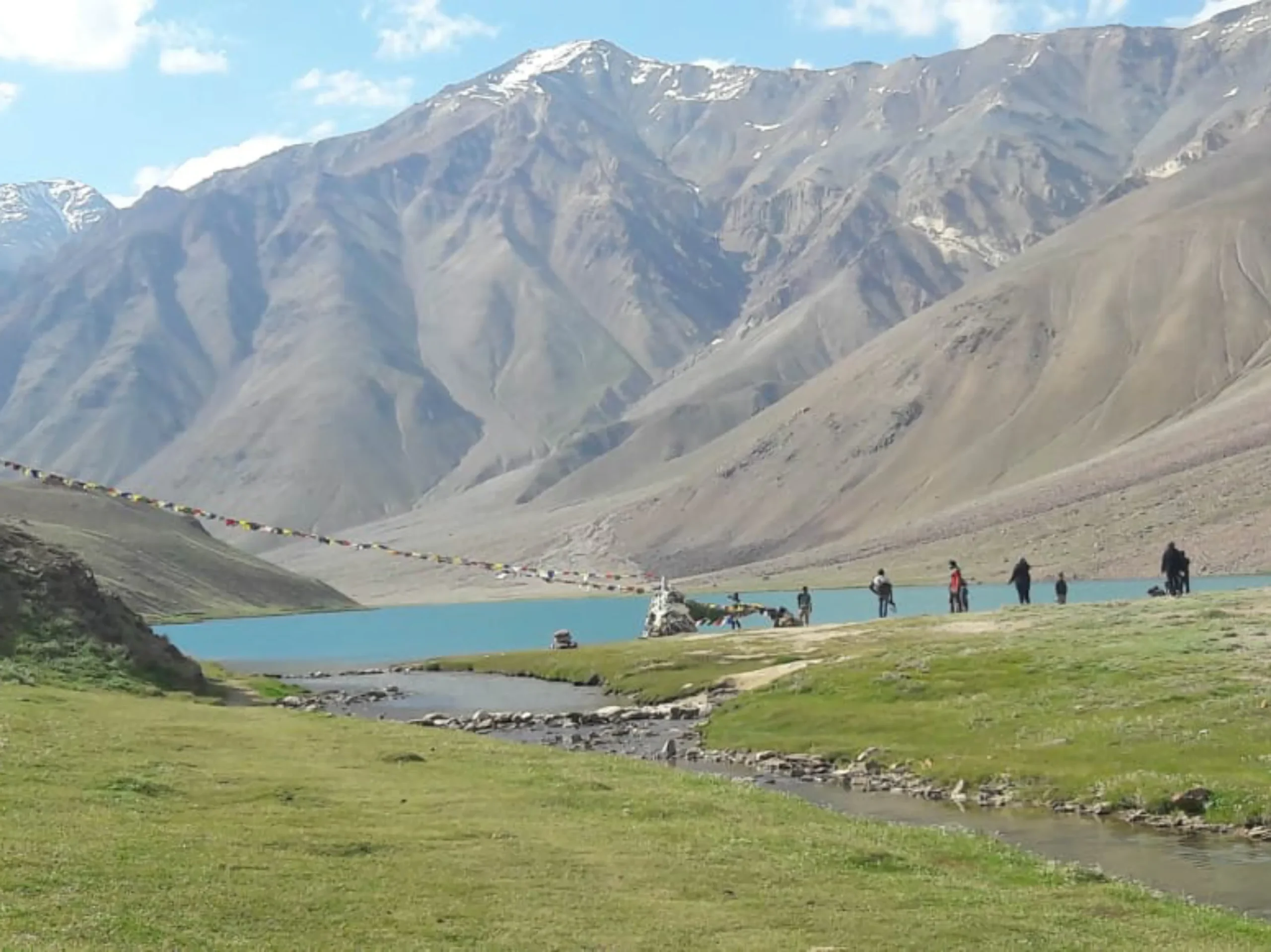 Chandartal lake, a short excursion during Pin Parvati Pass Trek, High In Himalayas