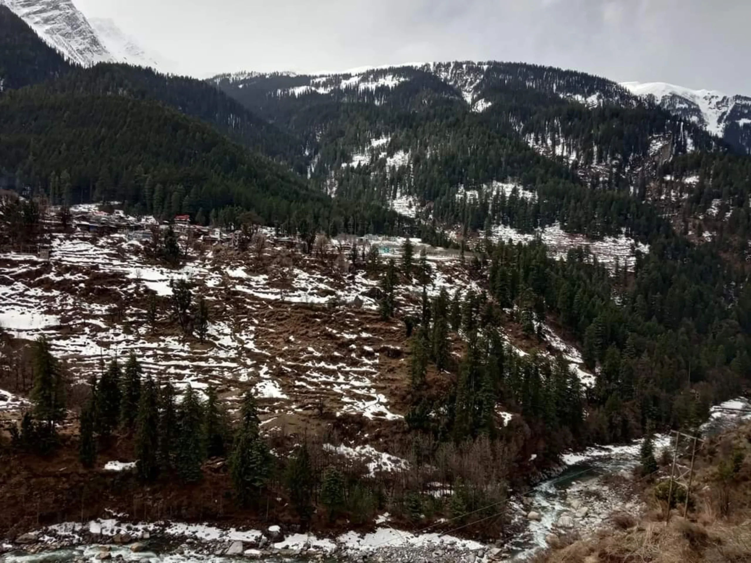 Pulga Village, enroute Pin Parvati Pass, High In Himalayas